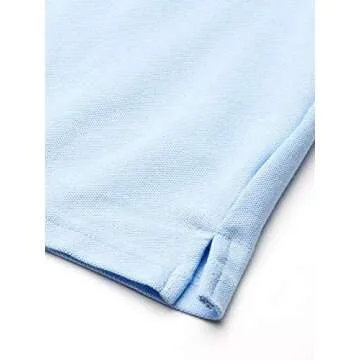 Nautica boys School Uniform Short Sleeve Pique Polo Shirt, Light Blue 483, 2T US