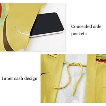 Luxurious Long Kimono Robe for Elegant Sleepwear