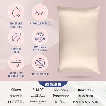 Blissy Silk Pillowcase - Luxury 100% Mulberry Silk