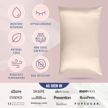 Blissy Silk Pillowcase - Luxury 100% Mulberry Silk