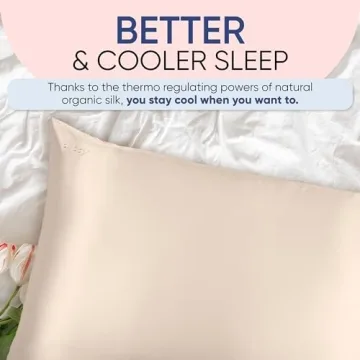 Blissy Silk Pillowcase - Luxury 100% Mulberry Silk