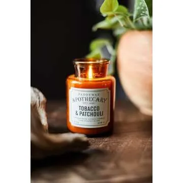 Paddywax Artisan Apothecary Candle, Tobacco & Patchouli