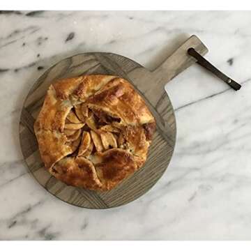 J.K. Adams 1761 Collection Ash Cutting/Serving Board, Round, Large