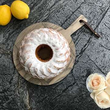 J.K. Adams 1761 Collection Ash Cutting/Serving Board, Round, Large