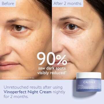 Caudalie Vinoperfect Dark Spot Brightening Glycolic Night Cream - 1.6 Fl. Oz
