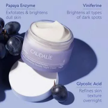Caudalie Vinoperfect Dark Spot Brightening Glycolic Night Cream - 1.6 Fl. Oz