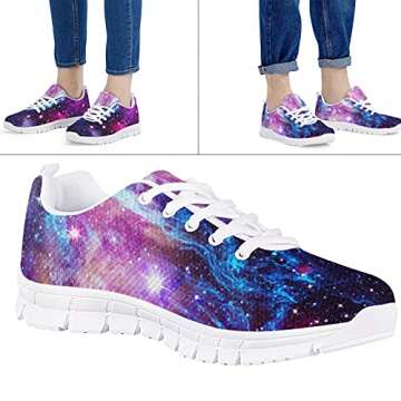 Wanyint Colorful Butterfly Print Women Sneakers Vintage Butterflies Running Walking Shoes Fashion Tennis Shoes for Travel Daily Mesh Breathable Trainers Footwear