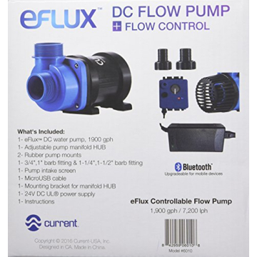 Current USA eFlux DC Return Pump | 1900 GPH for Aquariums