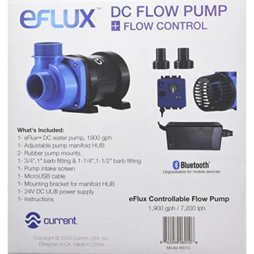 Current USA eFlux DC Return Pump | 1900 GPH for Aquariums