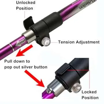 A ALAFEN Ultralight Hiking Trekking Pole for Everyone