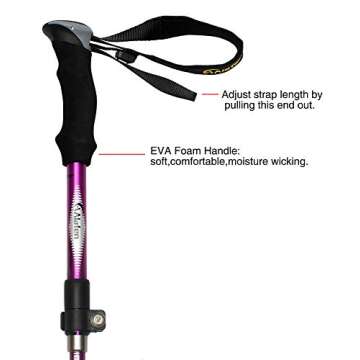 A ALAFEN Ultralight Hiking Trekking Pole for Everyone