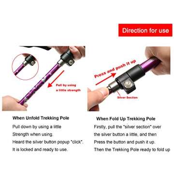 A ALAFEN Ultralight Hiking Trekking Pole for Everyone