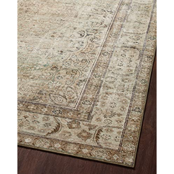 Loloi II Margot Collection Sample Rug, Antique/Sage 18"x18"