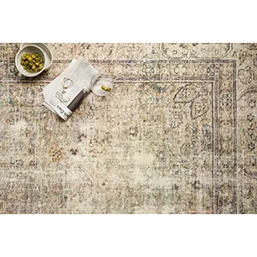 Loloi II Margot Collection Sample Rug, Antique/Sage 18"x18"