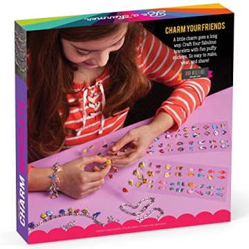 Craft-tastic DIY Puffy Charm Bracelets Kit for Kids