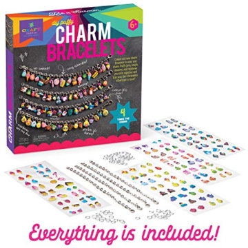 Craft-tastic DIY Puffy Charm Bracelets Kit for Kids