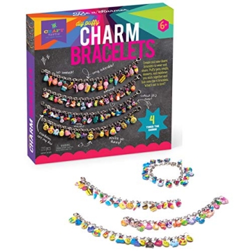 Craft-tastic DIY Puffy Charm Bracelets Kit for Kids