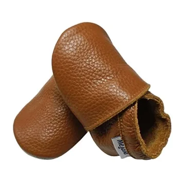 Mejale Soft Sole Leather Moccasins - First Walker Shoes for Infants