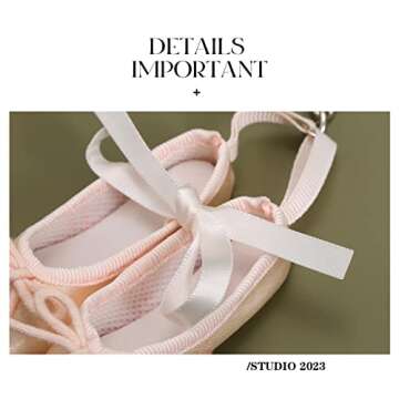 ZXPJUA Pointe Shoe Keyring, Ballet Shoe Keychain Ring, Women's Charm Accessory Gift（A pair）