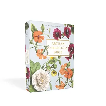 NIV Artisan Collection Bible Blue Floral Ideal for Journaling