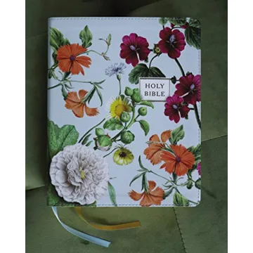 NIV Artisan Collection Bible Blue Floral Ideal for Journaling