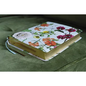 NIV Artisan Collection Bible Blue Floral Ideal for Journaling