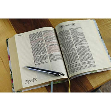 NIV Artisan Collection Bible Blue Floral Ideal for Journaling