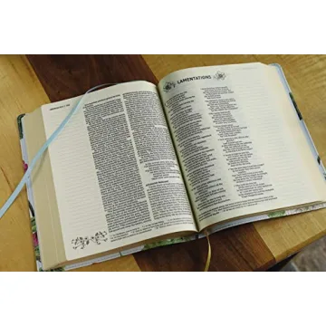 NIV Artisan Collection Bible Blue Floral Ideal for Journaling
