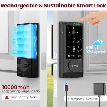 DEVO G1 Smart Lock with Camera & Keyless Entry