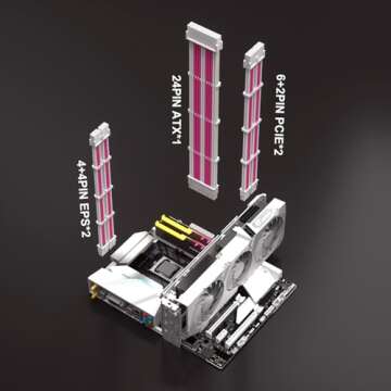 Sirlyr Sleeved PSU Cable Kit for Stylish Builds 16AWG