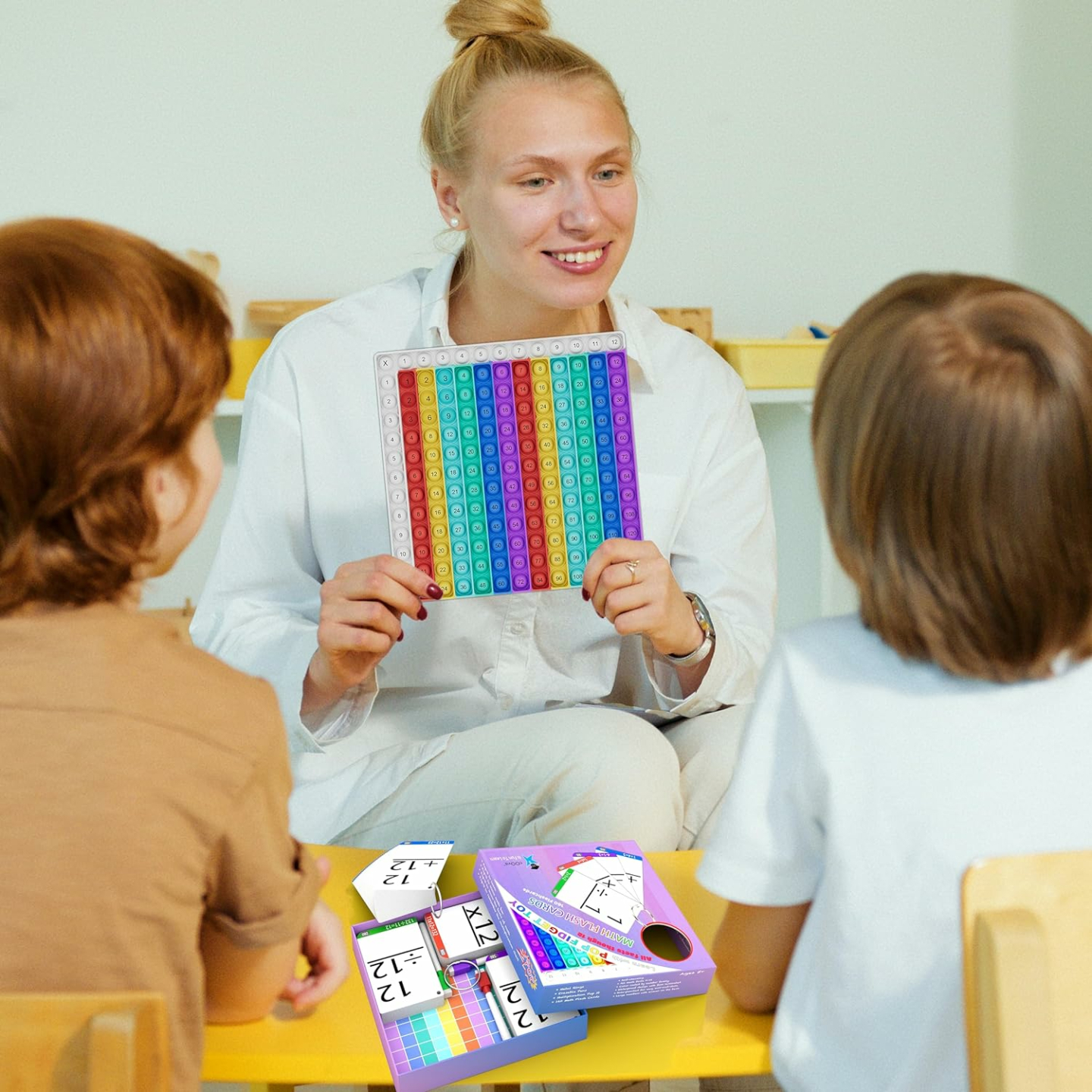 Fun Math Flash Cards for Kids Aged 4-8