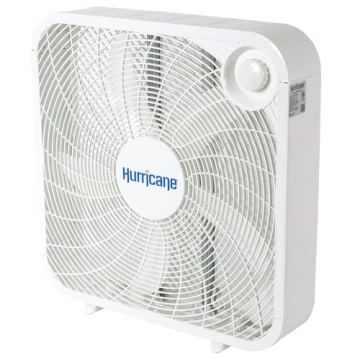 Hurricane Classic 20 Inch Floor Box Fan for Cooling