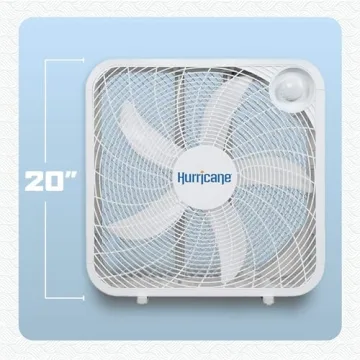 Hurricane Classic 20 Inch Floor Box Fan for Cooling