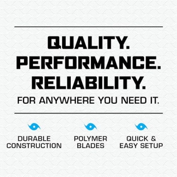 Hurricane Classic 20 Inch Floor Box Fan for Cooling