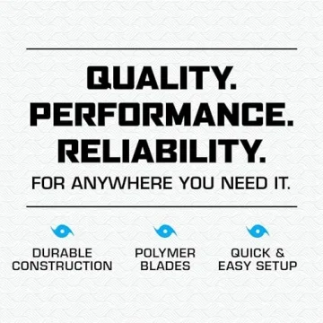 Hurricane Classic 20 Inch Floor Box Fan for Cooling