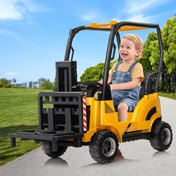 GarveeLife 12V Kids Ride On Forklift with Remote Control