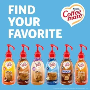 Nestle Coffee Mate Coffee Creamer, French Vanilla, Concentrated Liquid Pump Bottle, Non Dairy, No Refrigeration, 50.7 oz
