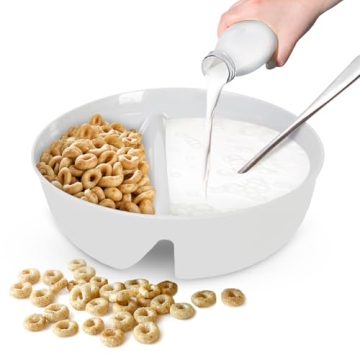 Just Crunch Anti-Soggy Cereal Bowl Keeps Cereal Fresh