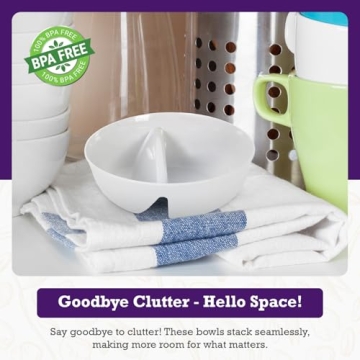 Just Crunch Anti-Soggy Cereal Bowl Keeps Cereal Fresh