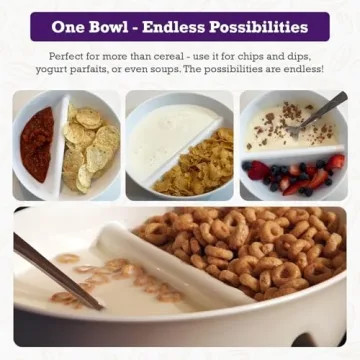 Just Crunch Anti-Soggy Cereal Bowl Keeps Cereal Fresh