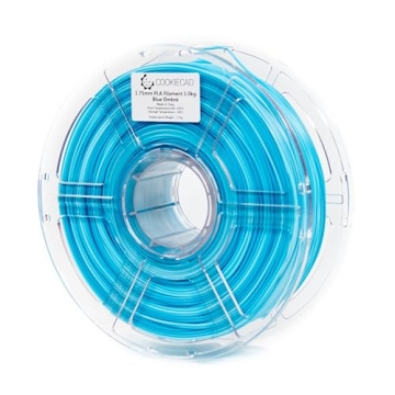 Cookiecad Blue Ombre PLA Filament - Stunning Gradient Colors for 3D Printing