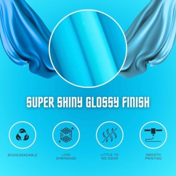 Cookiecad Blue Ombre PLA Filament for Vibrant 3D Prints