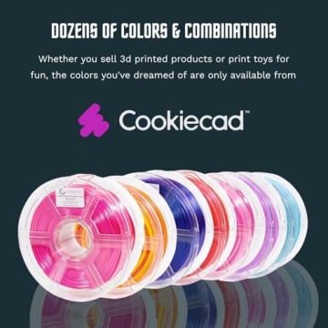 Cookiecad Blue Ombre PLA Filament for Vibrant 3D Prints