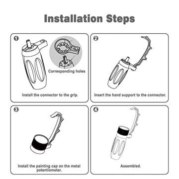 WH01 Painting Handle for Wargame Miniautres with Model Bases (White)