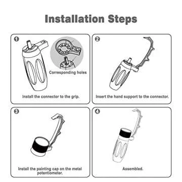 WH01 Painting Handle for Wargame Miniautres with Model Bases (White)