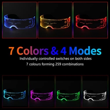 LED Glasses - Light Up Your Night Fashionably