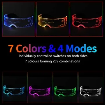 LED Glasses - Light Up Your Night Fashionably