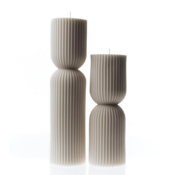 LAWA Handmade Soy Wax Pillar Candles Elegant Scented Home Decor