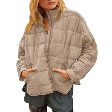 GeGekoko Women's Stylish Lightweight Puffer Jacket