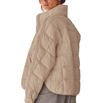 GeGekoko Women's Stylish Lightweight Puffer Jacket
